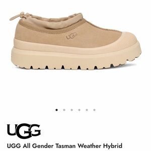 UGG Tan and Cream Hybrid Slip-Ons
